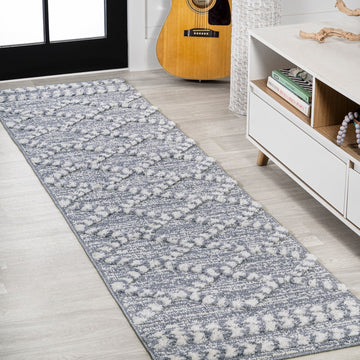 Sofie Moroccan Trellis High-low Area Rug